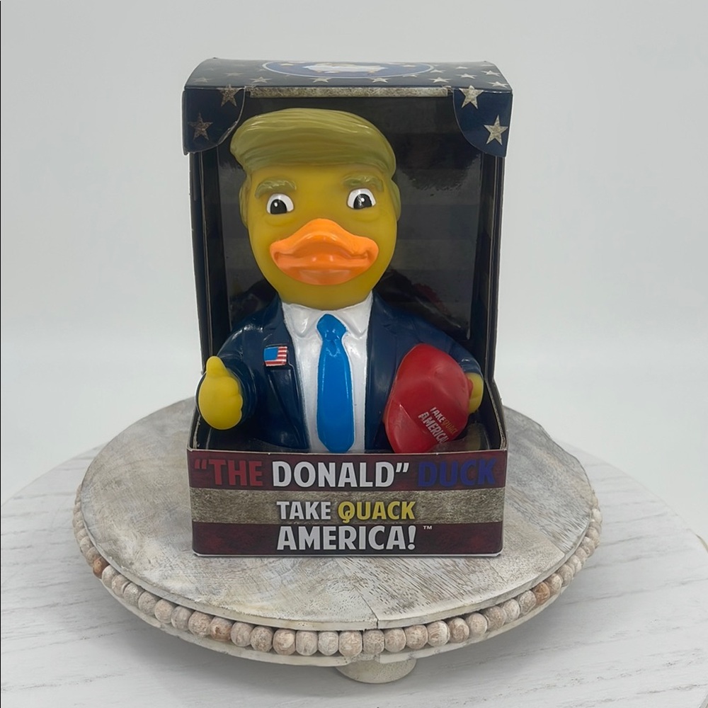 The ‘Donald’ Rubber Duck Figurine